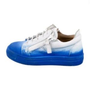 Giuseppe Zanotti Kids' Toddler Low Top Leather Sneakers Size EU24